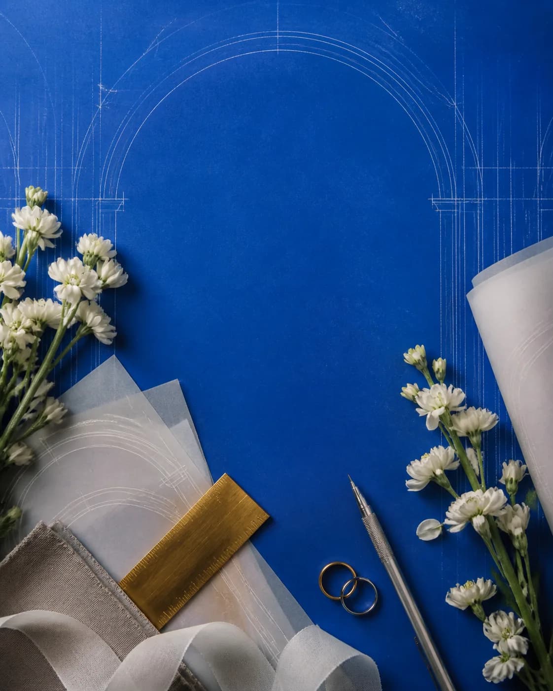 Ảnh xem trước mẫu thiệp Blueprint Love