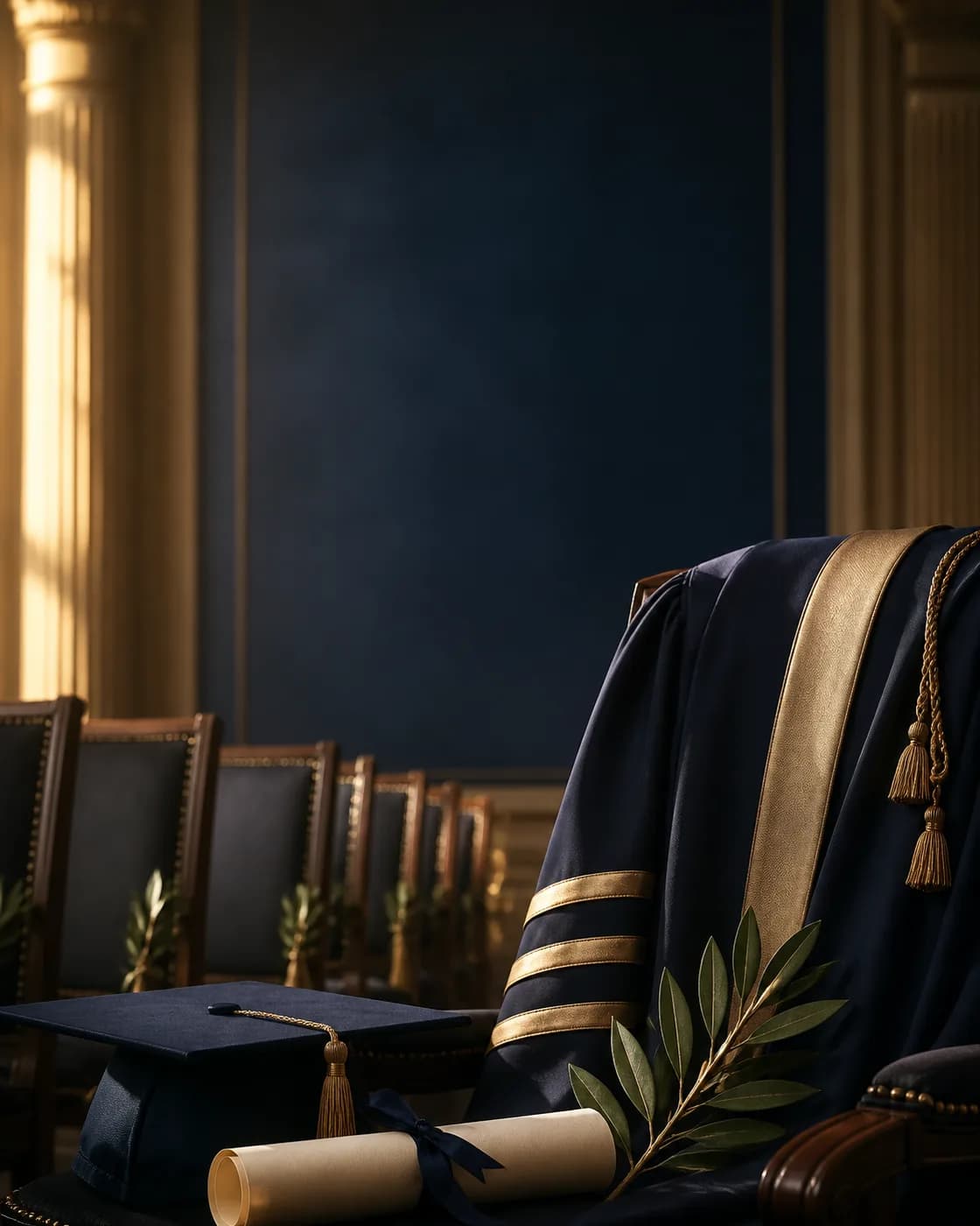 Ảnh xem trước mẫu thiệp Laurel Diploma