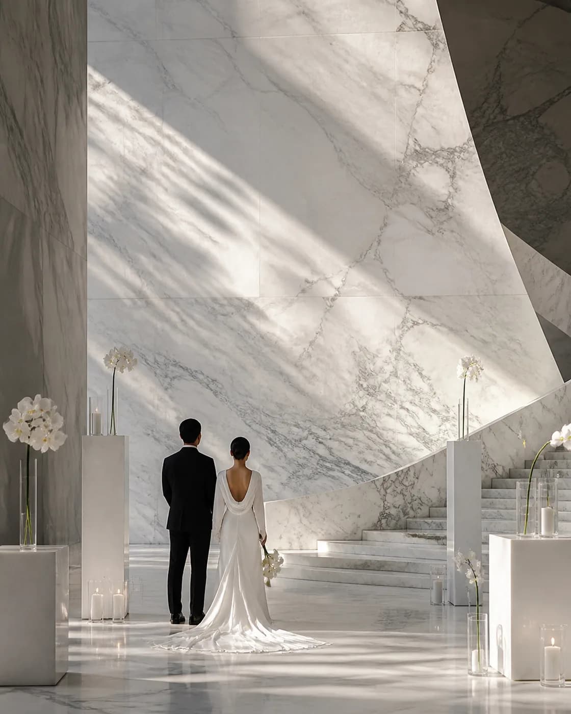 Ảnh xem trước mẫu thiệp Cinematic Marble