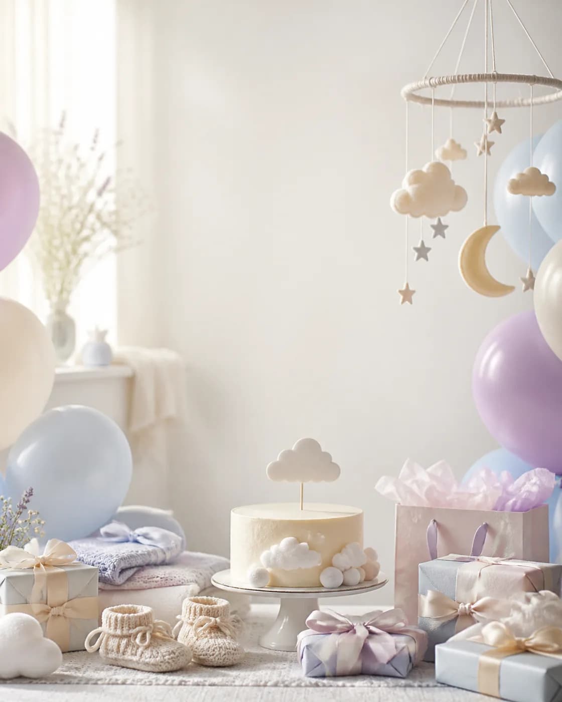 Ảnh xem trước mẫu thiệp Petite Cloud