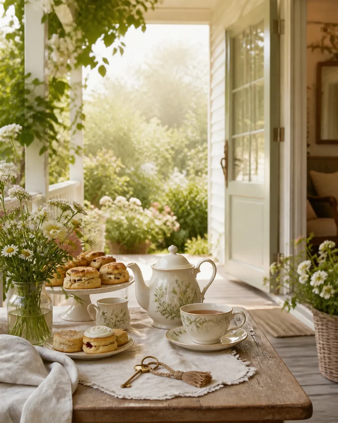Ảnh xem trước mẫu thiệp Verandah Garden